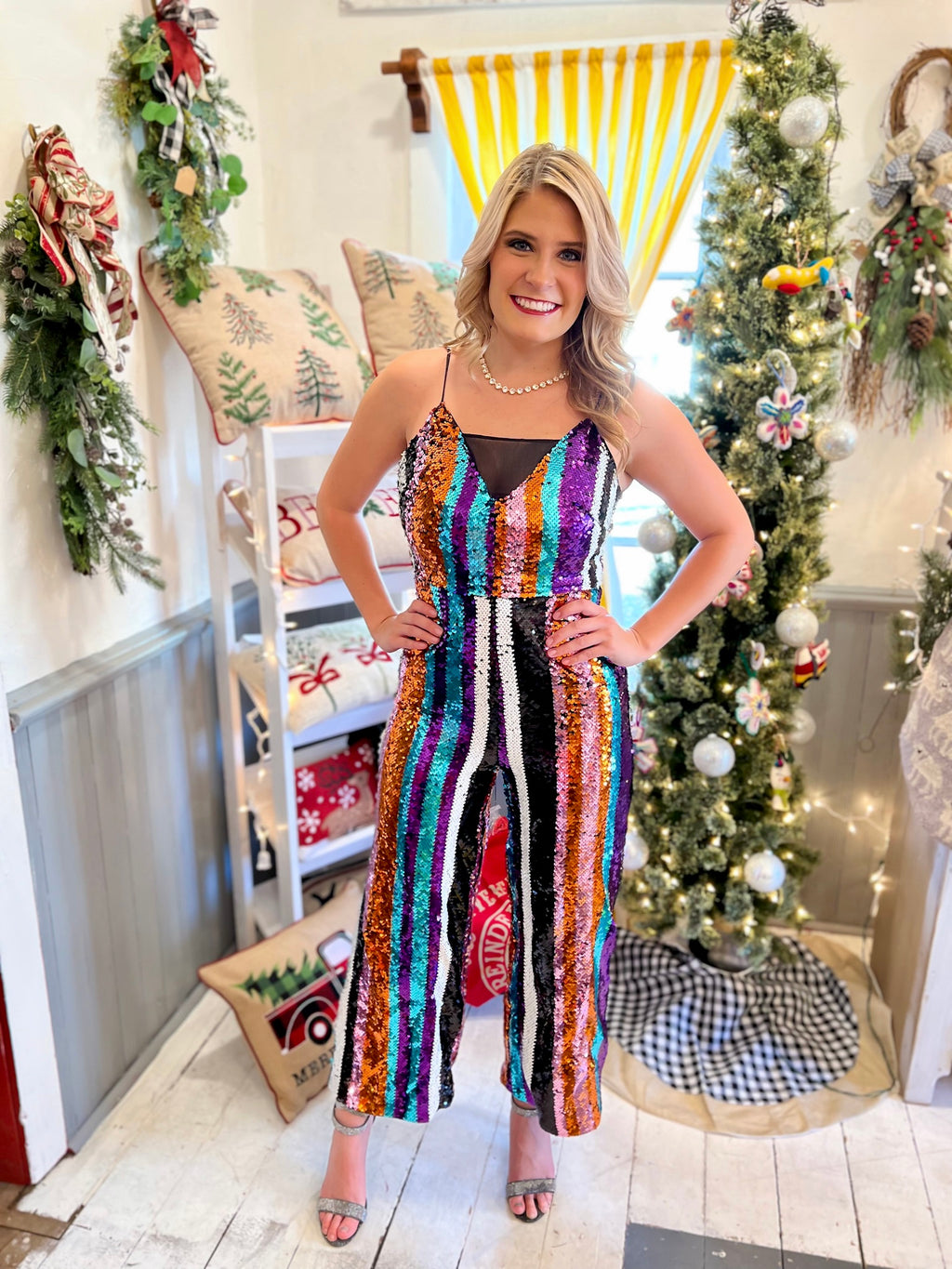 Sequin Jumpsuit
