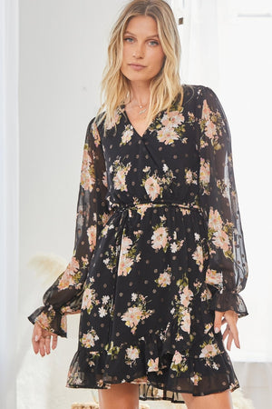 Black Floral Dress