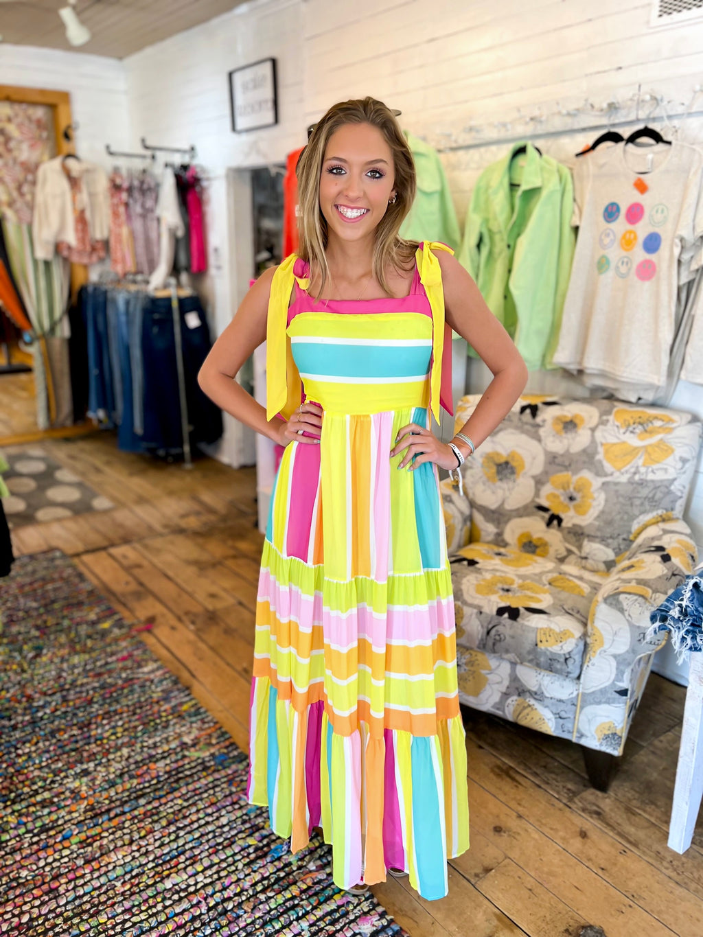 Pass the Pina Colada Dress