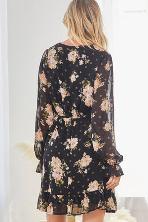 Black Floral Dress